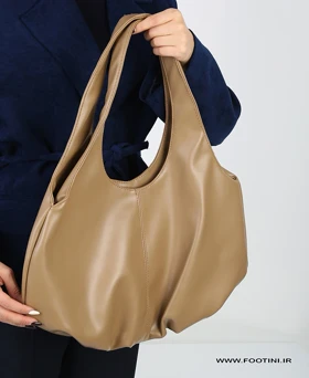 کیف زنانه دوشی دستی نورا 235 AM (نسکافه ای)