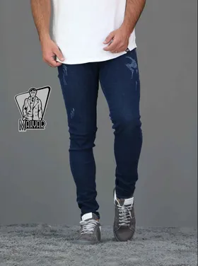 شلوار جین سورمه ای تیره ZARA