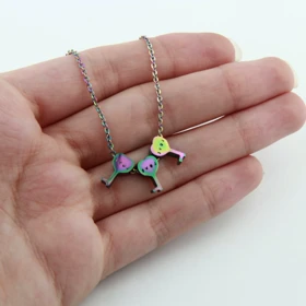 گردنبند دخترانه مدل قلب کلید