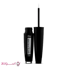 خط چشم مایع مشکی مات ام ان دی با سری نمدی حجم 3 میل