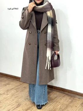 پالتو فوتر بلند آستردار همیلا