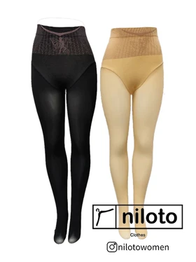 جوراب شلواری بادکنکی گن دار (09015)