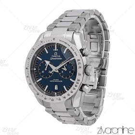 ساعت امگا اسپیدمستر مردانه سه موتوره سیلور صفحه سرمه ای 107150