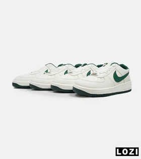 کفش مردانه و زنانه سفید یشمی NIKE AIR FORCE