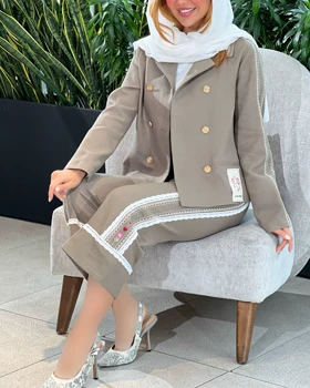 کت و شلوار خنک گلدوزی