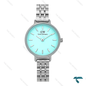 ساعت دنیل ولینگتون زنانه نقره ای صفحه تیفانی اسمال DW-7827-L