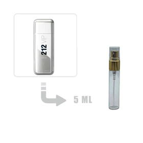 دکانت عطر ادکلن 212 وی آی پی مردانه 5 میل اصلی Carolina Herrera 212 VIP Men 5ml