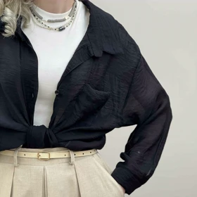 شومیز بیسیک KEDI (مشکی)