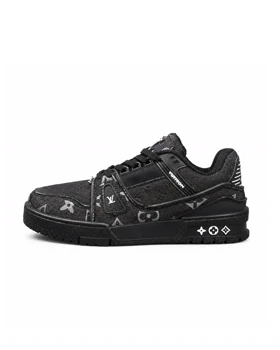 کفش کتانی مردانه مدل ونس لوی ویتون مشکی تمام Vans Louis Vuitton