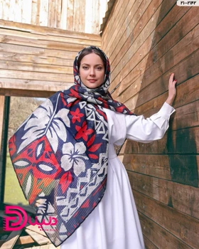 روسری نخ گل درشت قواره 120