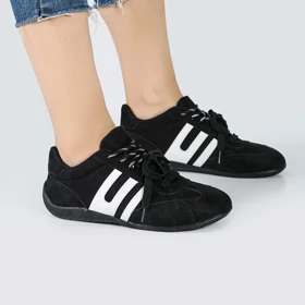 کفش و کتانی اسپرت زنانه و دخترانه مدل ونس ایت رنگ مشکی کد M2101