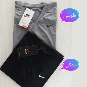 تیشرت زنانه ورزشی یقه هفت نایک