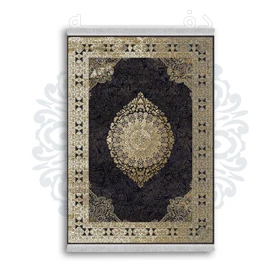 *جدید* فرشینه از جنس پارچه شانل مخمل ترک طرح فانتزی برند دفه کد 967