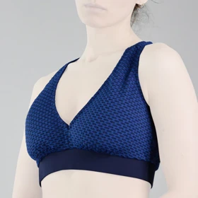 نیم‌تنه ورزشی زنانه مدل GT5373 آبی