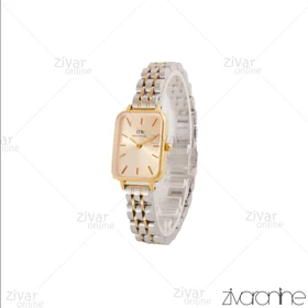 ساعت دنیل ولینگتون کوادرو زنانه مستطیلی صفحه طلایی خطی 104708