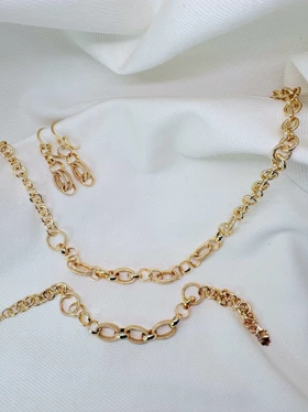 سرویس کامل برند شین مدل «بیضی‌های شنی» | بافت‌دار با رینگ اتصال (گارانتی 1 ساله)