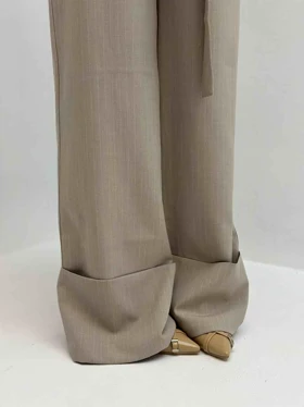 شلوار پارچه ای 2 تیکه