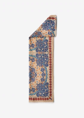 شال طرح دار پشمی 2521620