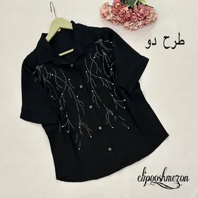 B698- شومیز آستین کوتاه