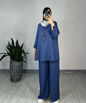 ست مانتو و شلوار پارنا 1