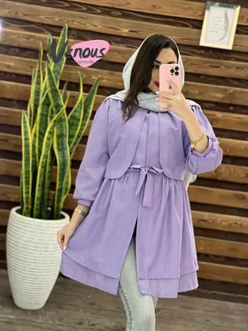 مانتو نازلی ژیله دار