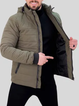 کاپشن ZARA 110204 زیتونی