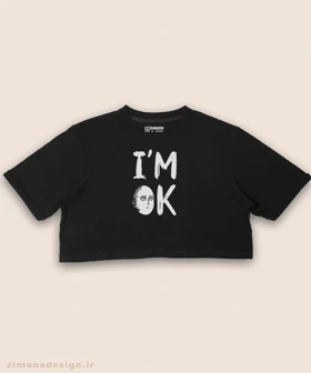 کراپ زنانه طرح وان پانچ من شخصیت سایتاما کد 900