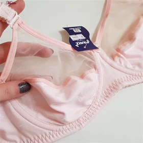 ست شورت و سوتین زنانه پانیذ مدل فنردار پرستو گلبهی کد 9046-New