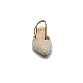 کفش صندل زنانه مدل sandal valentino - 0062_Creamy/Brown