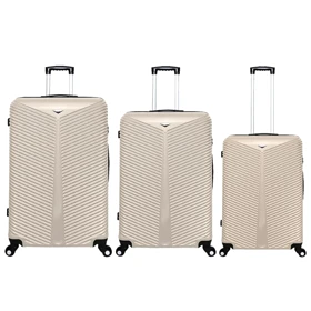 چمدان Kardo مدل K-40363-3X مجموعه 3 عددی (شیری)