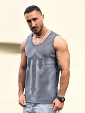 رکابی تنک تاپ سنگ شور طوسی