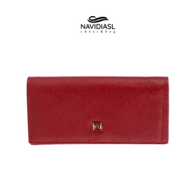 کیف پول زنانه چرم کد 8001020 (قرمز)