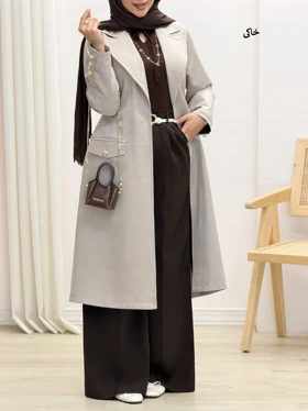 4294-مانتو مزونی سیلور