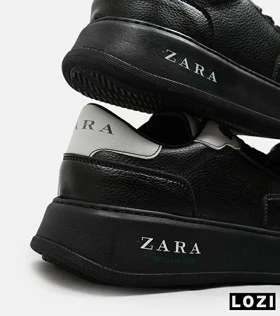 کفش کتانی مردانه مشکی Zara