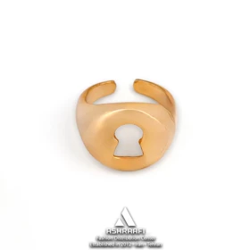 انگشتر طرح قفل Lock Ring G1