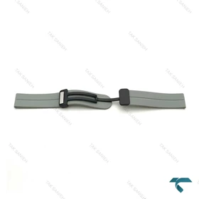 بند رابر ساعت مچی امگا سواچ طوسی Strap-7853-U