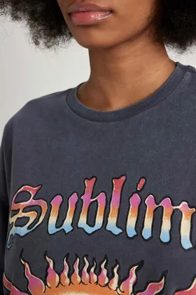 تیشرت قابل شستشو با یقه آستین کوتاه Unisex Sublimation Oversize Fit برای روز ولنتاین C3773AX24SM
