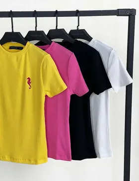 تیشرت کبریتی گلدوزی H & M کد : 100277