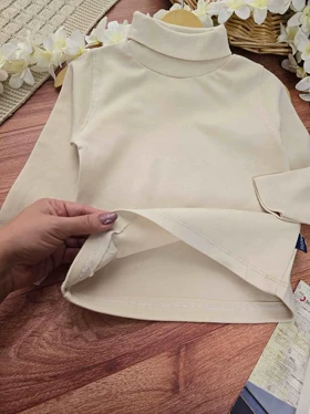 بلوز یقه اسکی بچگانه