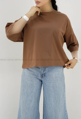 تیشرت باکسی ساده رنگی کد1005948