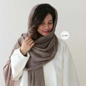 شال پاییزی مدل لاله
