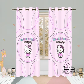 پرده کودک طرح کیتی مدل W5148