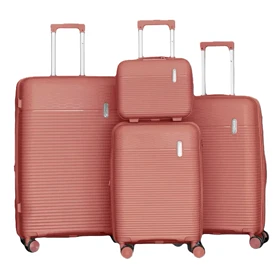 چمدان وارداتی نشکن پاور مدل POWER - PWR40340 MEDIUM سایز متوسط (کاور چمدان - کاور کت - کاور کفش)