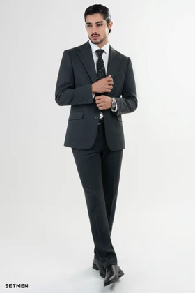 کت و شلوار مردانه دو تکه یقه انگلیسی