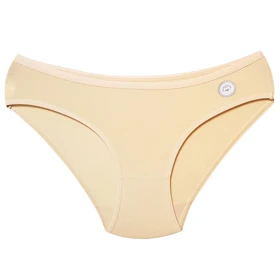 شورت زنانه پنبه‌ای کرم فیتن فرخ زادی کد 4080-100A