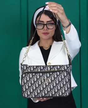 کیف دوشی دخترانه مدل دیور Christian Dior شیک و مجلسی کد 130