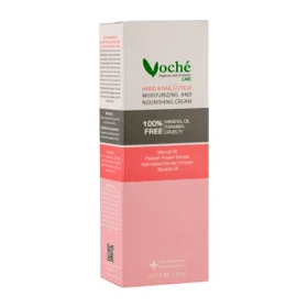 کرم مرطوب کننده پوست دست و کوتیکول ناخن وچه Voche حجم 60میل