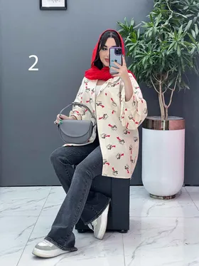 مانتو لینن شومیزی تک جیب