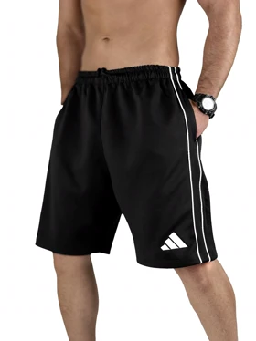 شلوارک طرح آدیداس ADIDAS بگ مشکی