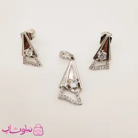 نیم ست زنانه ژوپینگ ام اند ال نقره ای